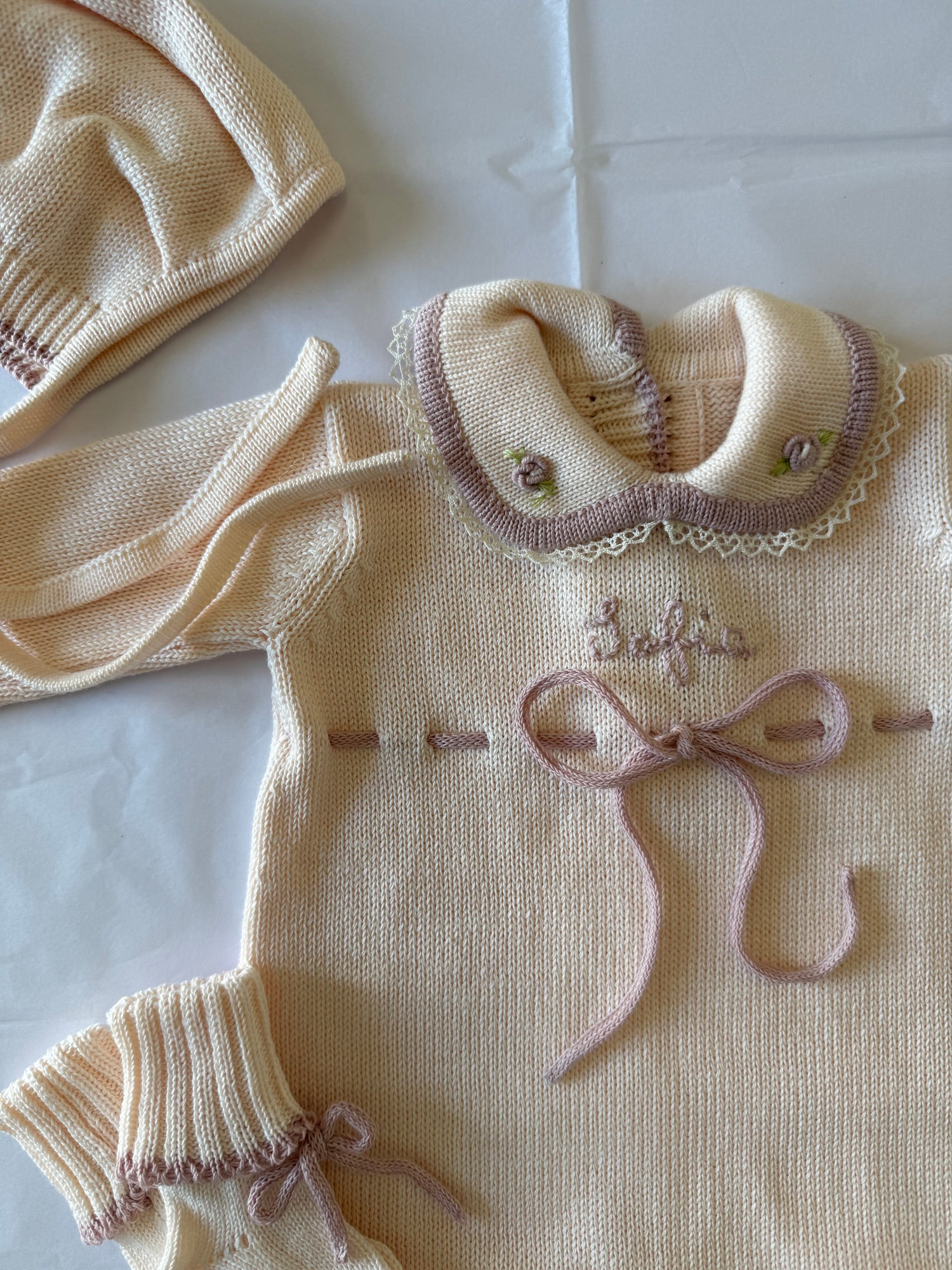 Set Nascita Luxury Fatti a Mano